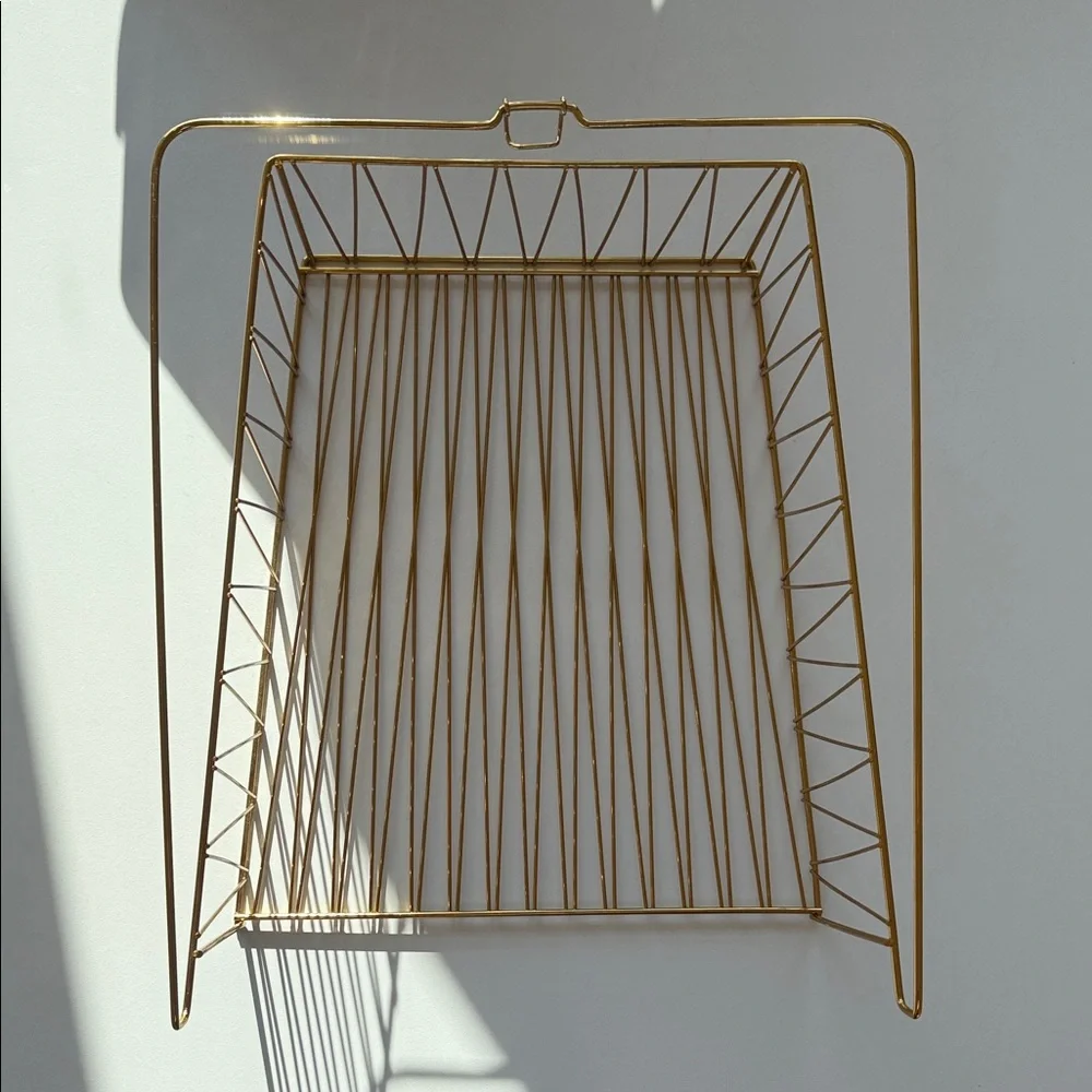 IKEA Gold Wire Wall Shelf (Set of 2)